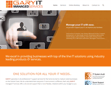 Tablet Screenshot of garyit.com